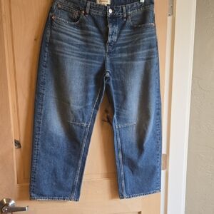The Petite Darted Barrel-Leg Jean  in Irmo Wash